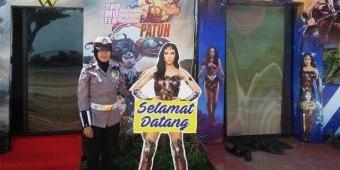 Satlantas Polres Tuban Dirikan Pos Pam Bernuansa Superhero