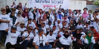 Alumni SMPN 1 Pamekasan 87 Gelar Silaturahmi dan Senam Sehat