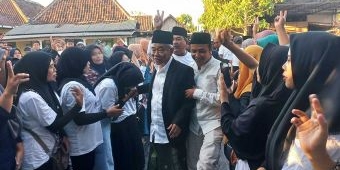 Kampanyekan Paslon Mubarok di Kemlagi, Kiai Asep Beberkan 4 Program Makmur