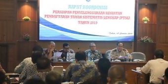 Rakor Persiapan Program PTSL di Tuban, Pemkab Minta Ada Kesepakatan Besaran Biaya