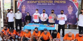 Selama Tahun 2021, Satreskrim Polres Batu Tangani 173 Kasus Pidana