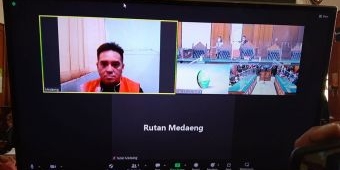 Personel Gabungan Amankan Sidang Perdana MSAT, Terdakwa Kasus Pencabulan Santriwati