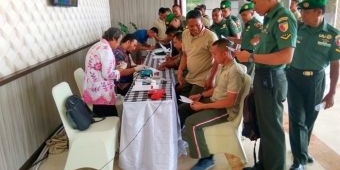 Peringati HKSN, TNI-Polri di Pasuruan Antre Donor Darah