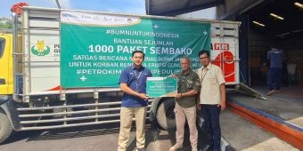 Petrokmia Gresik Salurkan 1.000 Paket Sembako untuk Korban Erupsi Semeru