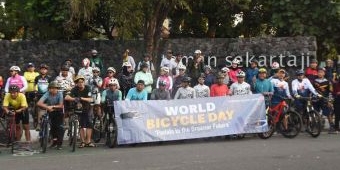 Ikut Gowes Rodalink, Pj Wali Kota Kediri: Jadikan Bersepeda Sebagai Kebutuhan Transportasi