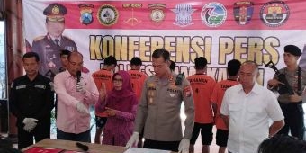 Selama Operasi Tumpas Narkoba, Polres Pamekasan Amankan 8 Tersangka