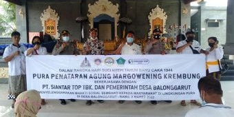 Perayaan Nyepi di Pura Penataran Agung Margowening Sidoarjo Berlangsung Aman dan Kondusif