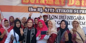 Istri Ganjar Pranowo Temui Pelaku UMKM di Lamongan