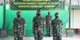 ​Dandim Sumenep Pimpin Laporan Korps Kenaikan Pangkat