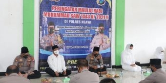 Polres Ngawi Peringati Maulid Nabi Muhammad SAW Secara Sederhana