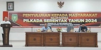 Ajak Masyarakat Tak Golput dan Wujudkan Kondusivitas, Pemkot Madiun Gelar Penyuluhan Pilkada