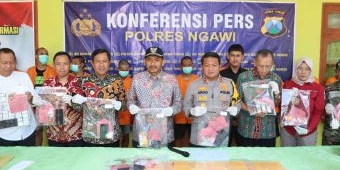 Satreskoba Polres Ngawi Tangkap 15 Pengedar dan Pengguna Narkoba