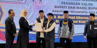 Nasdem Resmi Deklarasikan Barra-Rizal, Lita Machfud Arifin Sowan Kiai Asep di Amanatul Ummah