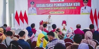 Bank Jatim Cabang Jember Gelar Sosialisasi Pembiayaan KUR bagi UMKM