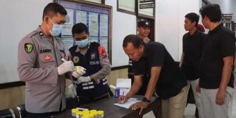 Deteksi Dini Penggunaan Narkoba, Personel Polres Probolinggo Kota Dites Urine