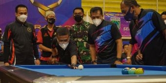 Peringati HUT ke-20, Pemkot Batu Gelar Turnamen Biliar