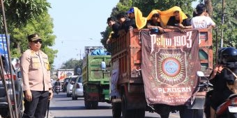 Kapolres Madiun Apresiasi Personil Pengaman Suran Agung PSHWTM