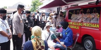 Sukseskan Vaksinasi di Pedesaan, Polresta Sidoarjo Gandeng IPSI