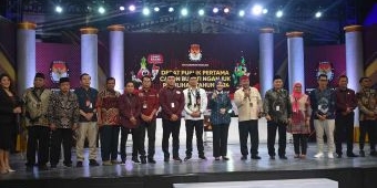 KPU Nganjuk Sukses Gelar Debat Publik Pertama untuk Calon Bupati