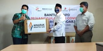 Bakrie Group, Minarak Brantas Gas, dan SKK Migas Berikan Bantuan APD