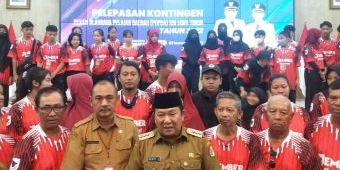 Bupati Jember Berangkatkan 87 Atlet ke Popda XIII Jawa Timur di Sidoarjo