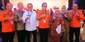 Hadiri Rakornas PB 2024, Adhy Karyono: Indeks Risiko Bencana di Jawa Timur Terus Turun