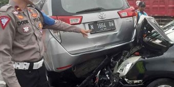 Dalam Waktu Bersamaan, Terjadi Dua Laka di Tol Sidoarjo