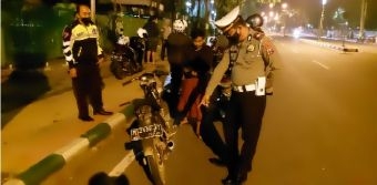 Sempat Kejar-kejaran, Satlantas Polres Pamekasan Amankan Puluhan Motor yang Bakal Balap Liar