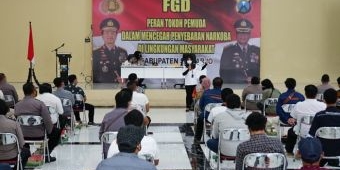 Polresta Sidoarjo Bersama BNNK Gandeng Tokoh Pemuda Perangi Narkoba