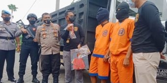 Polres Probolinggo Kota Tangkap Dua Pelaku Begal Truk Pasir