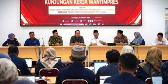 Wantimpres Pakde Karwo Kunker ke KPU Jatim, Bahas Persiapan Pemilu 2024