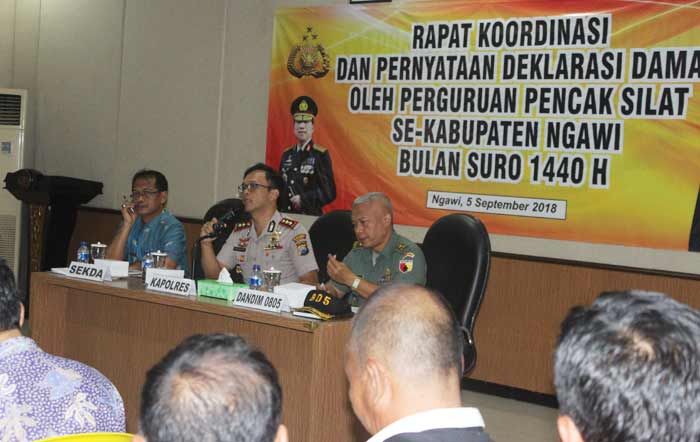 Kapolres Ngawi Imbau Perguruan Silat Tak Kerahkan Massa untuk Suroan ke Madiun