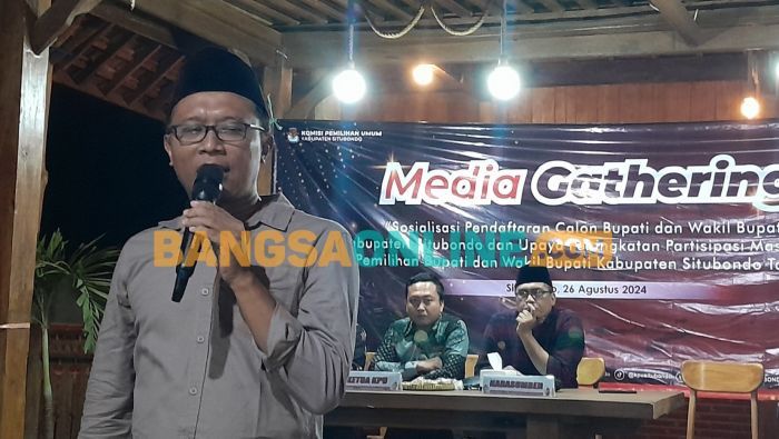 Gelar Media Gathering, KPU Situbondo Berharap Sinergi Tingkatkan Partisipasi Pemilih di Pilkada 2024