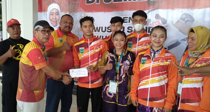 Atlet Wushu Kota Batu Sumbang Medali Emas dan Perak di Porprov Jatim VII