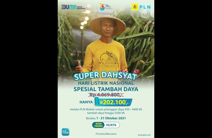 112 Ribu Pelanggan PLN Nikmati Tambah Daya Hanya Rp 202.100 Melalui Promo Super Dahsyat