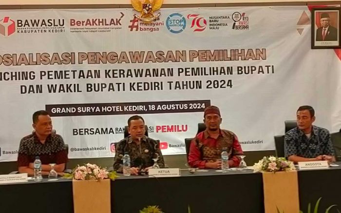 Bawaslu Kediri Sebut Pemetaan Kerawanan Bisa Sebagai Dasar Pengambilan Keputusan