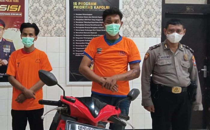 Beraksi 10 Kali, Dua Pelaku Jambret Berhasil Dibekuk Polsek Genteng