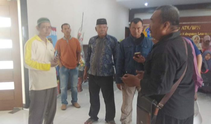 PTSL Ditarik Rp 850 Ribu, Puluhan Warga Desa Geger Datangi BPN Lamongan