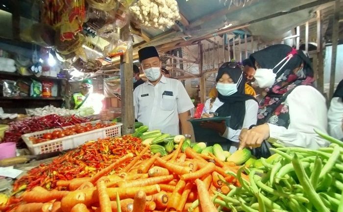 Pastikan Sembako Aman, Satgas Pangan Pasuruan Sidak Sejumlah Pasar