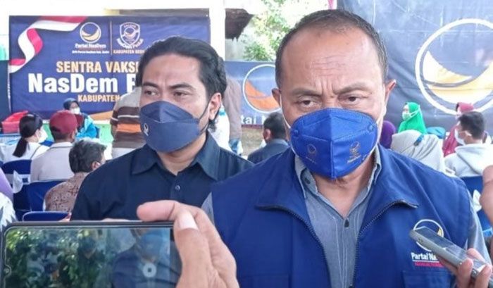 Satgas Covid-19 NasDem Kediri Fasilitasi Vaksinasi Pfizer untuk Warga Desa Toyoresmi