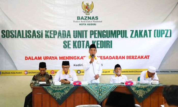 Tingkatkan Kesadaran dalam Berzakat, Baznas Kota Kediri Gelar Sosialisasi UPZ