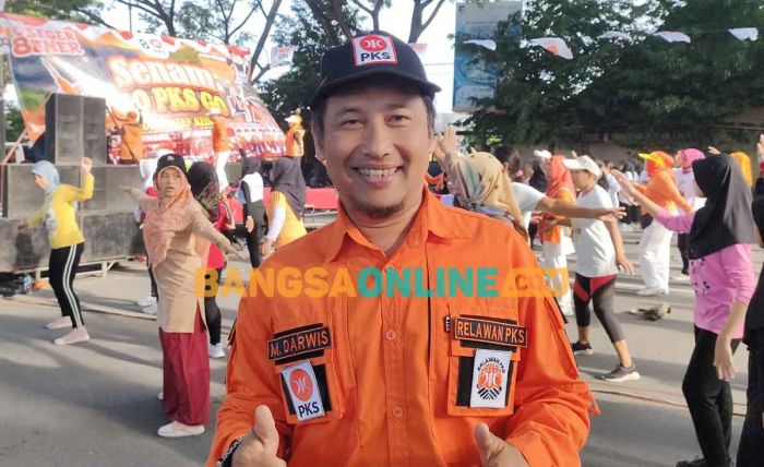 DPD PKS Kabupaten Kediri Gelar Senam di Kawasan SLG