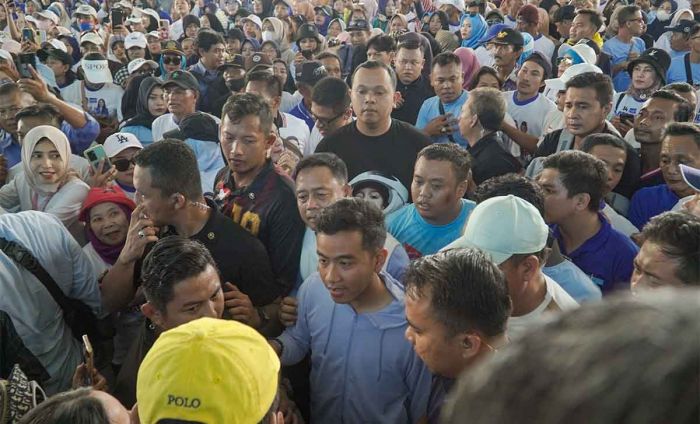 Sholawat Kebangsaan di Jember, Ratusan Relawan Khofifah Tapal Kuda Kawal Gibran