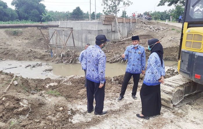 Jelang Tutup Buku, Wabup Bojonegoro Minta Pengerjaan Jembatan Dikebut