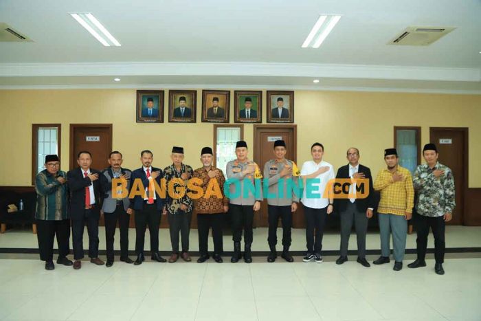 Wujudkan Pemilu 2024 Damai, Kapolres Gresik Rangkul Tokoh Agama