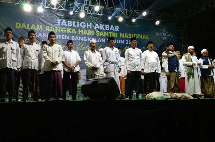 Pemkab Bangkalan Gelar Tabligh Akbar Peringatan Hari Santri Nasional di SGB