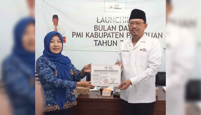 Peduli Kemanusiaan, PMI Kabupaten Pasuruan Galang Donasi