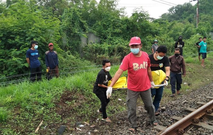 Mr X Tewas Tersambar Kereta Api di Depan Bekas Pabrik PT Soda Sidoarjo