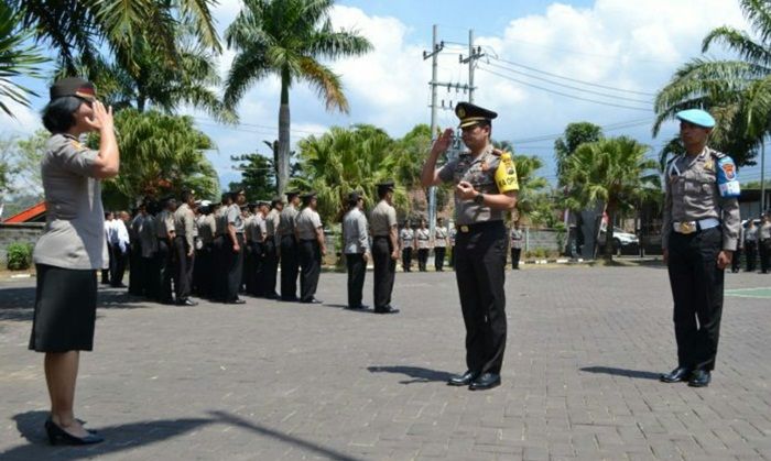 Kapolres Kota Batu Pimpin Sertijab Sejumlah Perwira