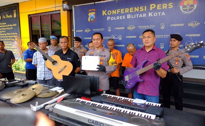 Maling Alat Musik di Gereja Blitar Tertangkap Saat Hendak COD Dengan Pembeli